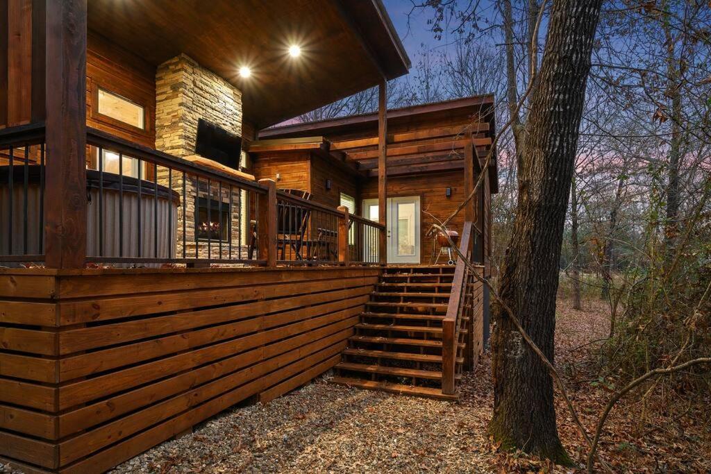 Diamond Cabin W/ Jet Shower & Secluded Back Deck! Broken Bow Exterior photo