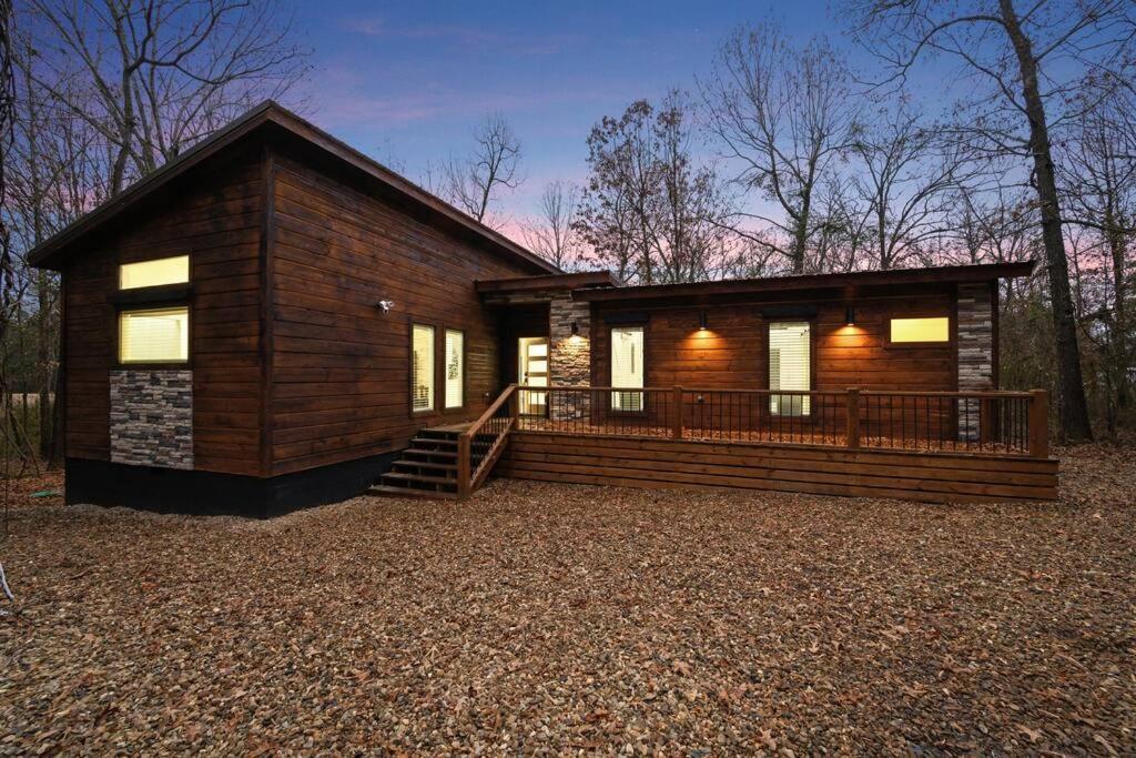 Diamond Cabin W/ Jet Shower & Secluded Back Deck! Broken Bow Exterior photo